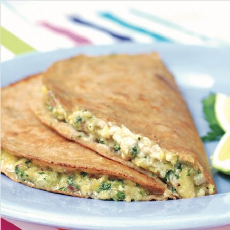 Chicken & Mango Quesadillas With Jamaican Relish